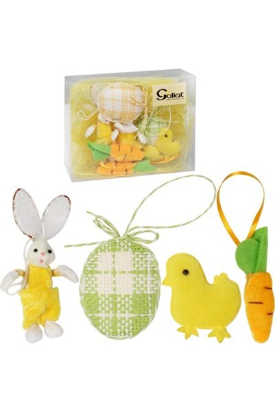 Goliat Set de 8 decorațiuni, Goliat, pentru Paște, multicolor