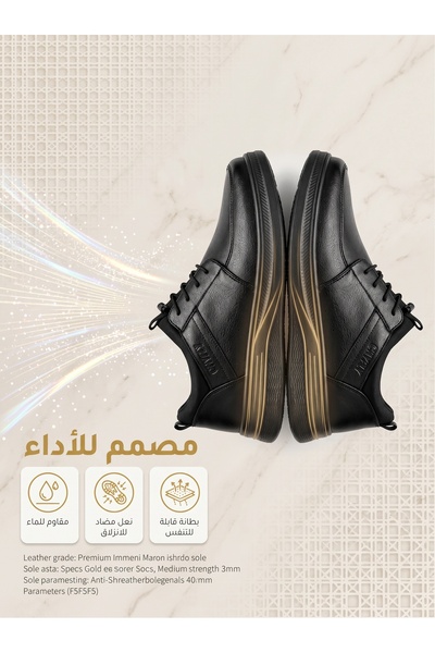 ArabTread Lightweight Fashion Leather Oxford Shoes for Men, Hybrid Formal Cas...