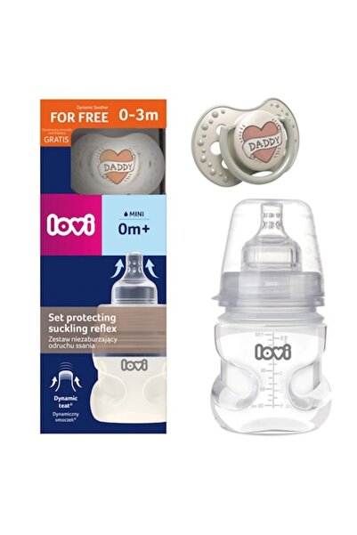LOVI Set biberon și tetină, Lovi, Medical+, Tetină Dynamic, Fără BPA, Sistem ...