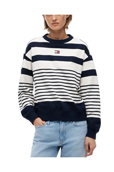 Tommy Hilfiger Γυναικείο Φούτερ Navy Μπλε Tommy Jeans DW0DW22824-0A9