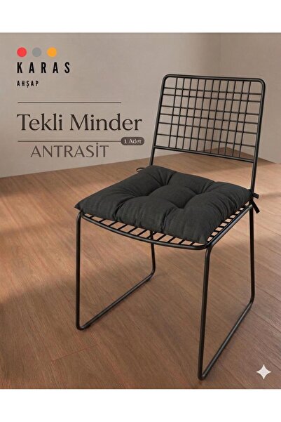 KARAS AHŞAP Tekstil Modern Tekli Sandalye Minderi 1 Adet (40x40 cm)