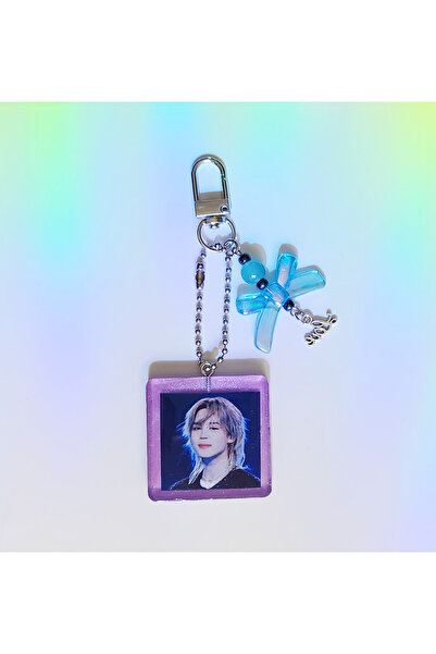Güneş Kırtasiye BTS Jimin Kare Epoksi Anahtarlık Charm