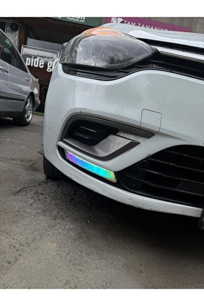 Ark Sticker Clio 4 Sis Farı Sticker Set 2014-2019 Uyumludur Hologram