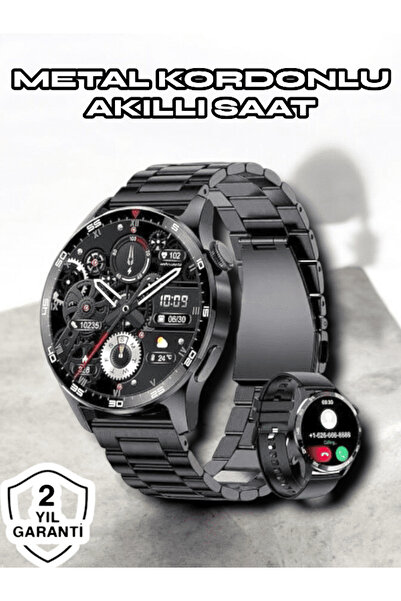ALFA AKSESUAR 03 NFC ve Kablosuz Şarjlı Akıllı Saat EKG, Nabız & Spor Modları...