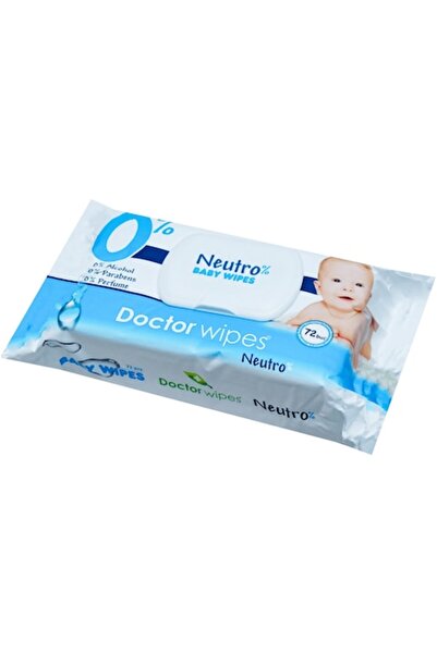 DOCTOR WIPES Μωρομάντηλα χωρίς αλκοόλ 72 τεμάχια Ουδέτερο