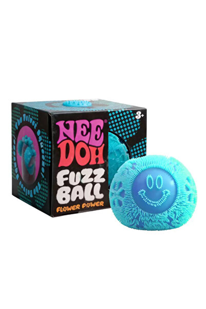 Needoh FUZZ BALL FLOWER POWER-(Blue)