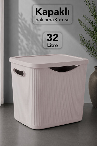 Meleni Home 32Lt Multi-Purpose Storage Box - Decorative In-Cabinet Organizer ...