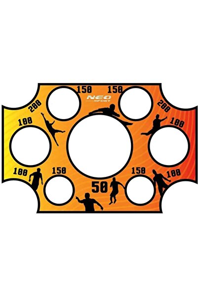 Neo-Sport Covoras tinta pentru poarta de fotbal cu puncte, cu imprimare de in...