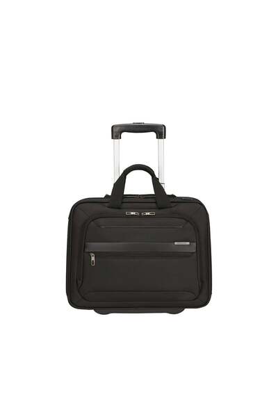 Samsonite Vectura Evo Siyah - Tekerlekli Evrak / Seyahat Çantası 15.6"