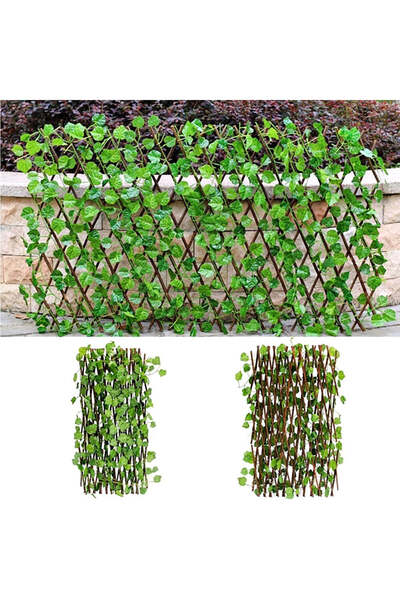 Vivendo Gard viu artificial extensibil, vesnic verde, 220x70 sau 120x120