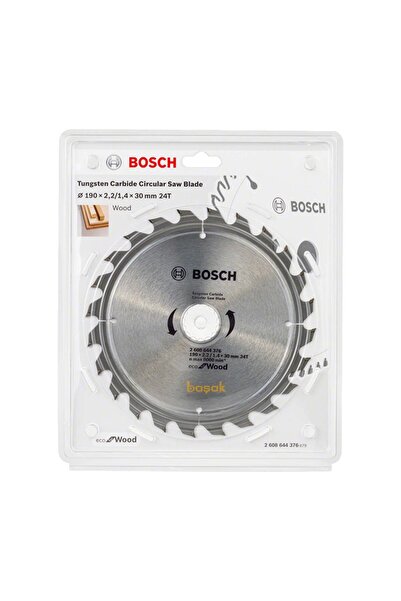Bosch Ekonomik 190*30 mm 24 Diş Ahşap Daire Testere Bıçağı 2608644376