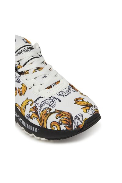 VERSACE JEANS COUTURE Adidași bărbați Alb/Auriu G03 78YA3SA1