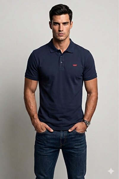 Levi's Polo Collar Pure Cotton Fabric Regular Fit T-Shirt