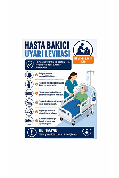 Gokco Patient Caregiver Warning Sign 40X30Cm Size
