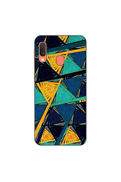OEM Husa compatibila cu Samsung Galaxy A20e Silicon Gel Tpu Model Abstract Prism