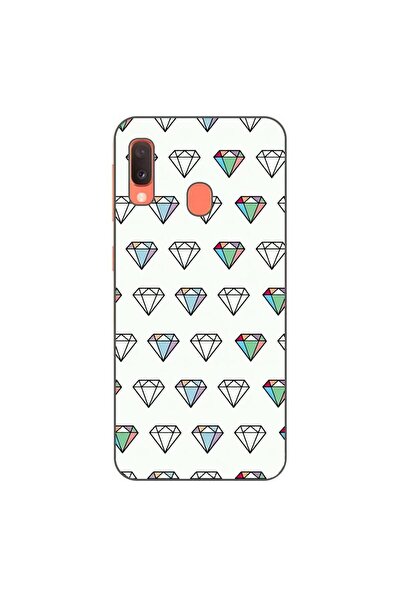 OEM Husa compatibila cu Samsung Galaxy A20e Silicon Gel Tpu Model Diamonds Pa...