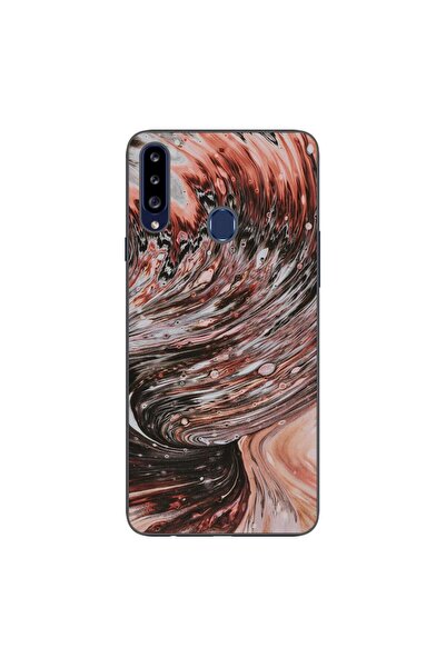 OEM Husa compatibila cu Samsung Galaxy A20S Silicon Gel Tpu Model Copper Stream