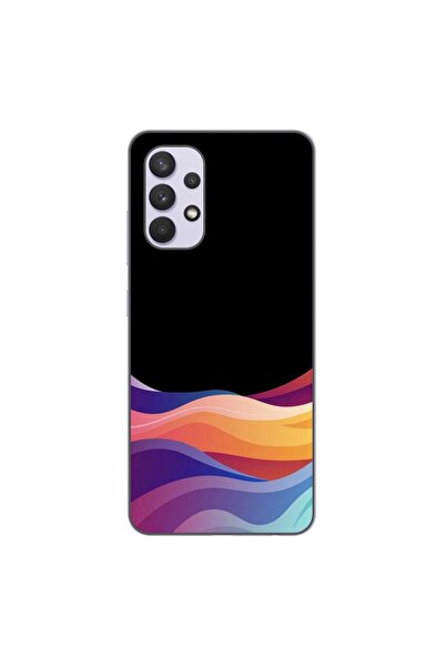 OEM Husa compatibila cu Samsung Galaxy A32 5G Silicon Gel Tpu Model Neon Waves