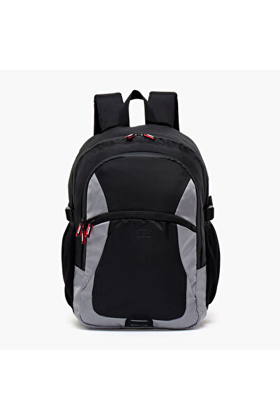 Ducati Colourblock School Backpack for Boys 8-13 Years with Adjustable Should...
