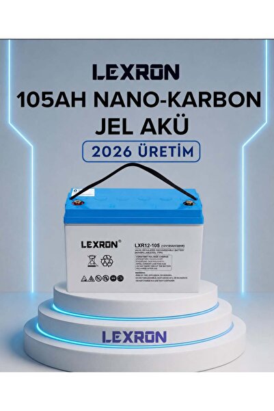 Lexron 105 Ah 12V Nano Karbon Jel akü