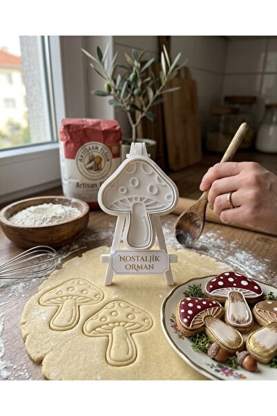Onflow Mushroom Themed Cookie Mold - Special Design