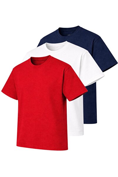 pandy Oversize 3-Pack Basic Single Jersey T-Shirt