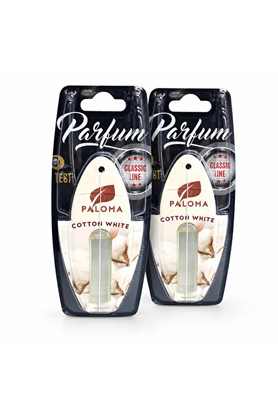 PALOMA Set 2 odorizante auto Parfum Cotton White, 5 ml
