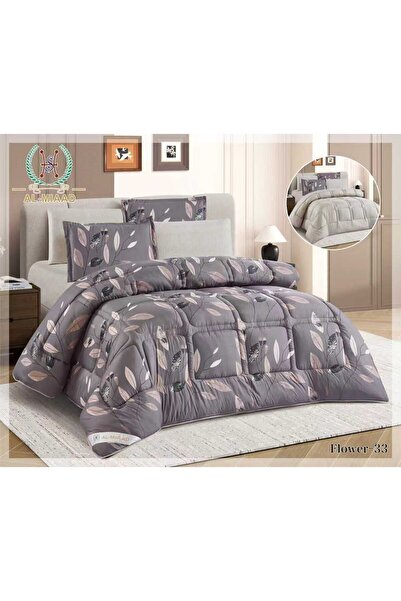 ALMIAAD Double Quilted Double-Sided Puffy Quilt - Soft Microfiber |   Nefren ...