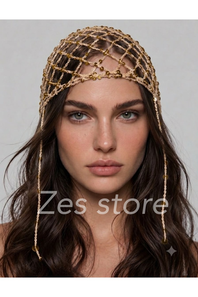 Zes Store hayalinizdeki ürün burada Embroidered Bohemian Hair Accessory Hat&B...