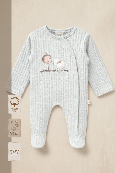 Minory Baby - Jakarlı Patikli Bebek Tulum