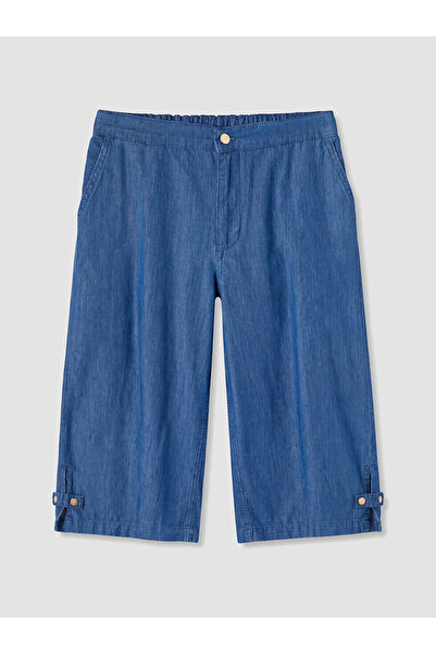 LC Waikiki Nevavm Women's Jean Capri with Elastic Waist