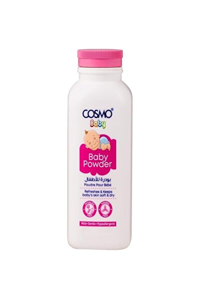 Cosmo بودرة أطفال ناعمة، برائحة زهرية منعشة، تركيبة فائقة النعومة، آمنة لبشرة...