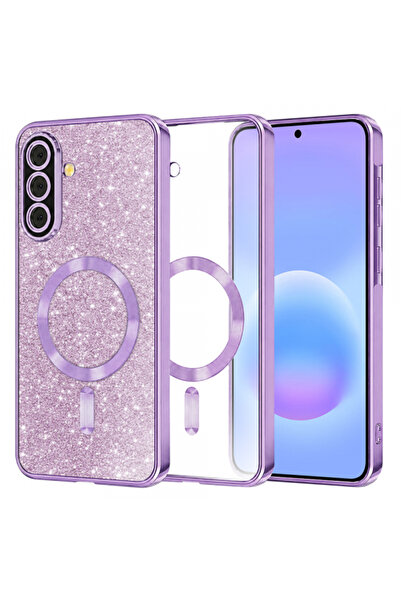 Techsuit Husă MagSafe pentru Samsung Galaxy A57 5G, Techsuit, Luxury Glitter,...