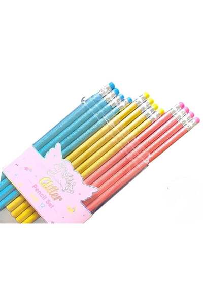 Generic Glitter Pencils Pack of 12