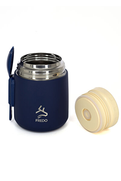 FMS Fredo Duo Dine 500ml Food Thermoses Dark Blue