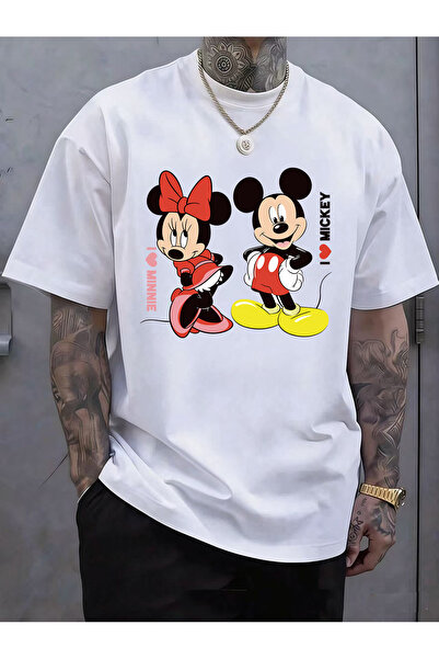 SAUDI DISNEYLAND disneyland Men and Women's 100% Cotton T-Shirt - Oversized C...