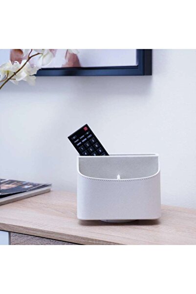 PAN HOME Regan Remote Control Holder 17.5x14x13.5cm-off White