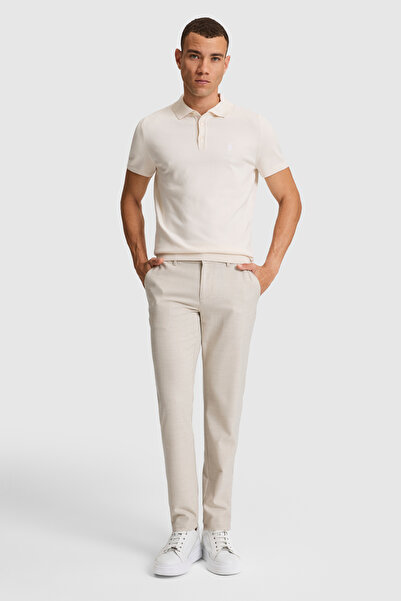 U.S. Polo Assn. Erkek Taş Kanvas Pantolon 50322342-VR049