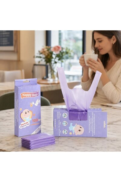 Generic 100 200 300 500 Biodegradable Scented Diaper Disposal Bags Leakproof ...