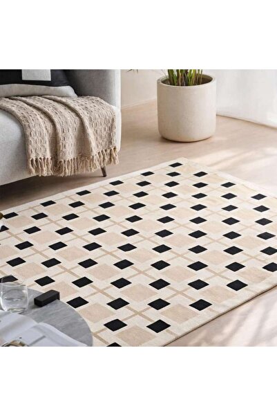 PAN HOME Ershan Geometric Rug 160x230cm - Beige