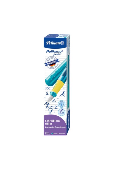 Pelikan Stilou pentru dreptaci, Pelikano Junior, Penita A, Grip Ergonomic, Tu...