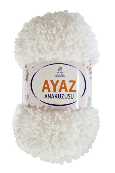 Ayaz Anakuzusu El Örgü İpi Beyaz 1208