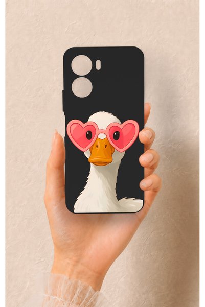 Vip Case Vivo Y16 Compatible Silicone Case with Duck Pattern