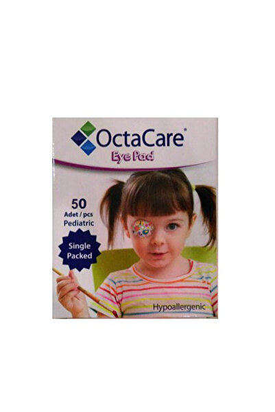 Octamed Plasturi Oculari Pediatrici Sterili Fete - OctaCare Pediatric Eye Pad...