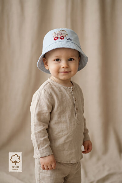 Minory Baby - 100% Cotton Adjustable Baby Hat (0-1 Years)