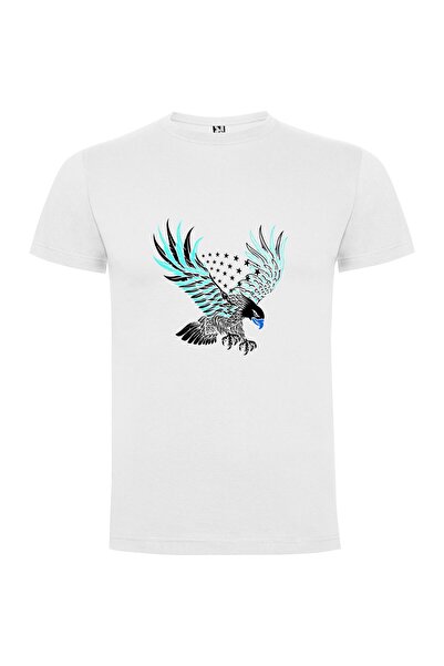 iLovePrints Star-Striped Patriot Eagle Tshirt
