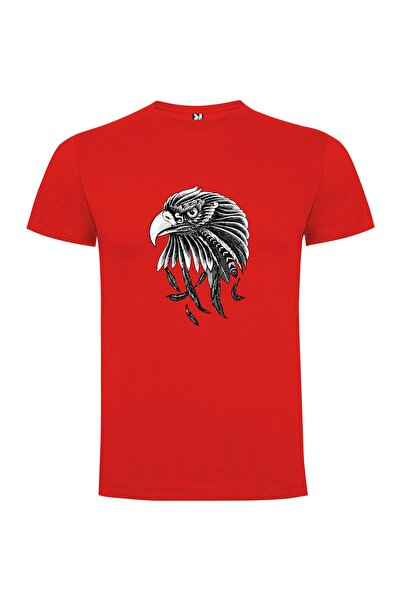 iLovePrints Feathered Eagle Emblem Tshirt