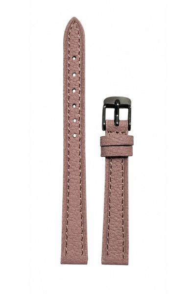 Leather Class Kadın Yazlık Pembe Renkli Deri Saat Kayışı | 6-26 mm | Gold/Sil...