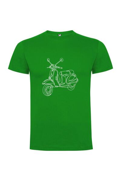 iLovePrints Vector Scooter Sketch Tshirt