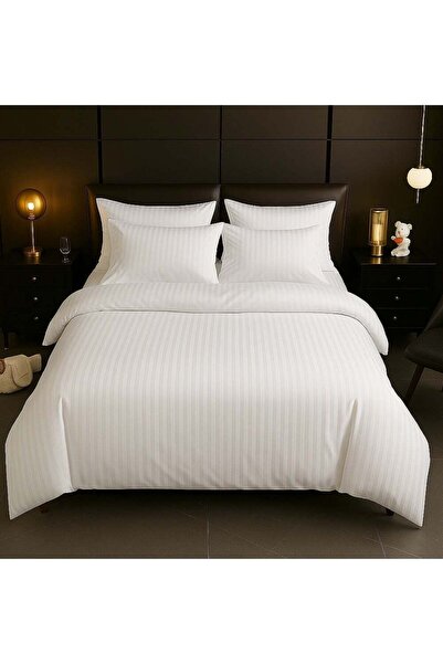 MAXQON 6-Piece Duvet Cover Set – Includes 1 Duvet Cover, 1 Fitted Sheet & 4 P...